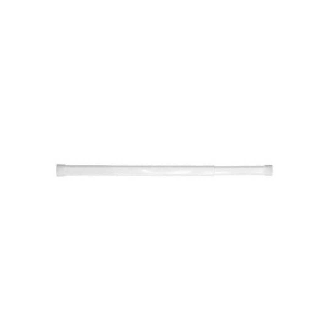 Oval Spring Tension Adjustable Curtain Rod 48”-84" Room Essentials - White - New - Picture 4 of 5
